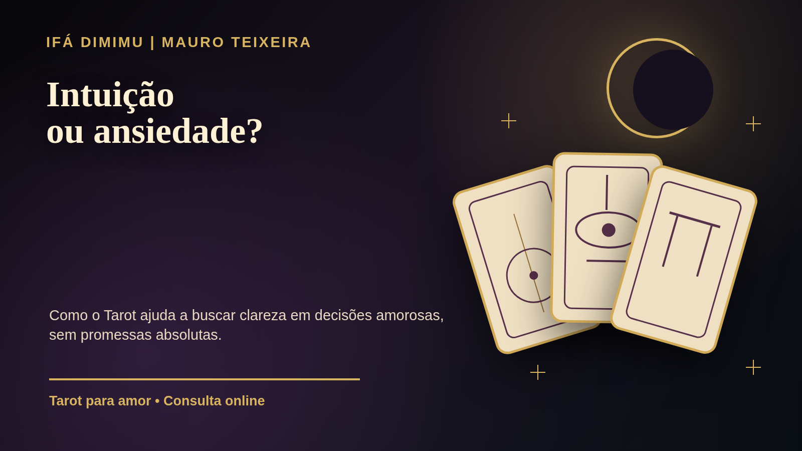 É intuição ou ansiedade? Como o Tarot pode ajudar em decisões amorosas