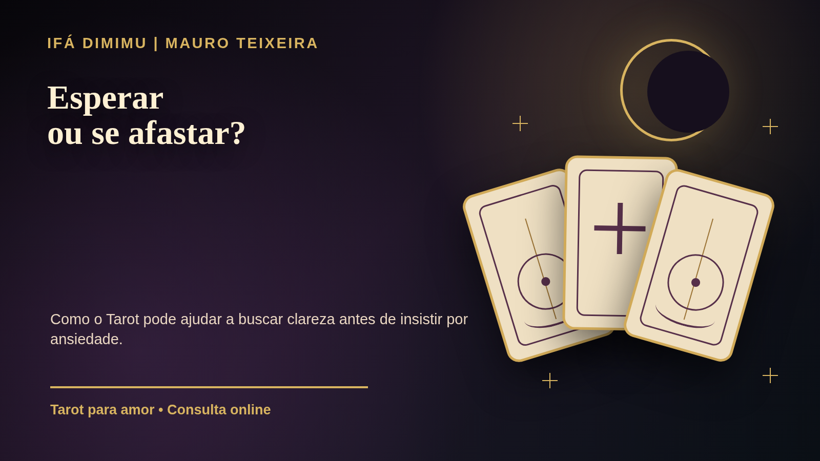 Como o Tarot pode ajudar quando você não sabe se deve esperar ou se afastar