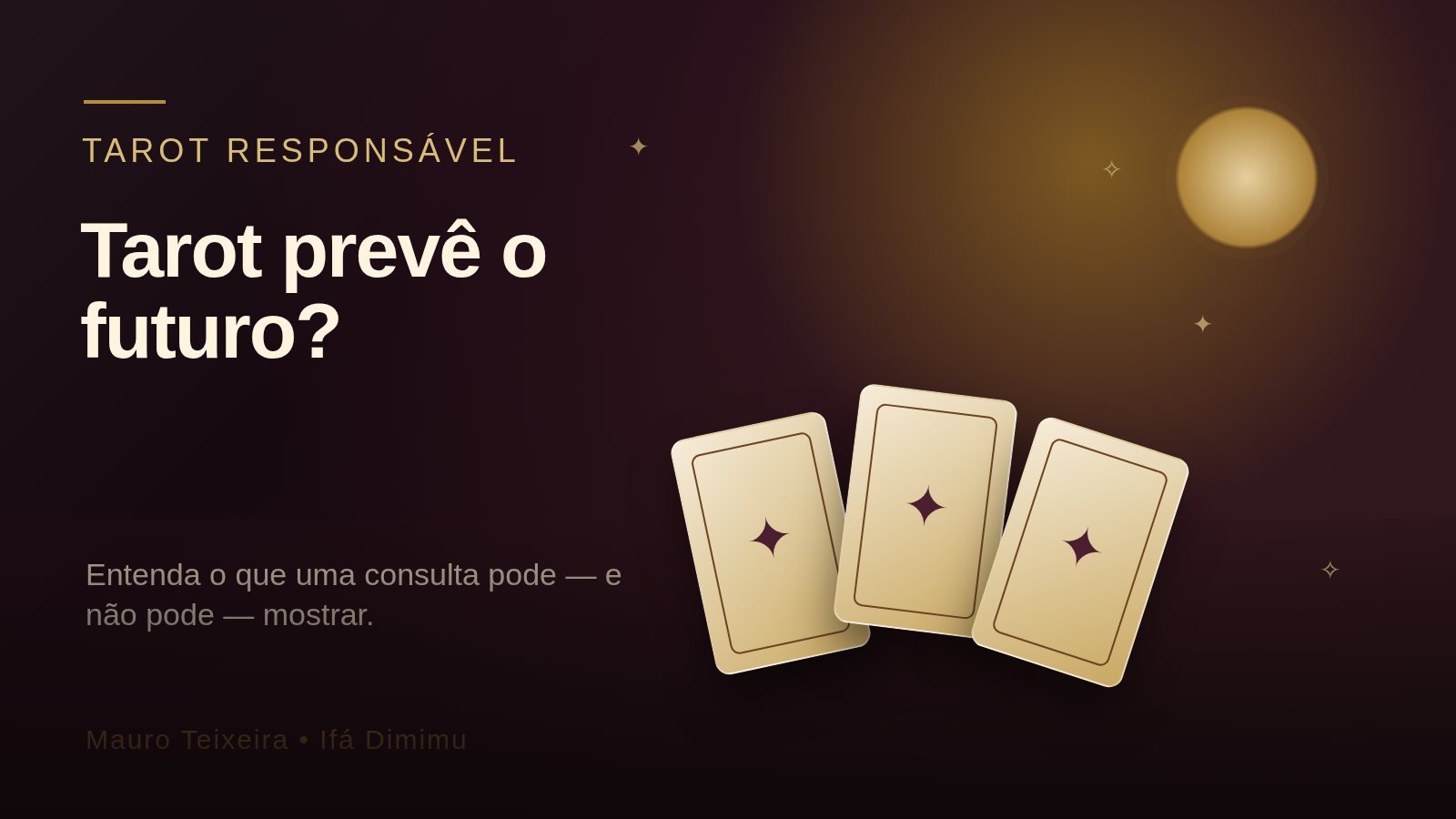 Tarot prevê o futuro? Entenda o que uma consulta pode e não pode mostrar