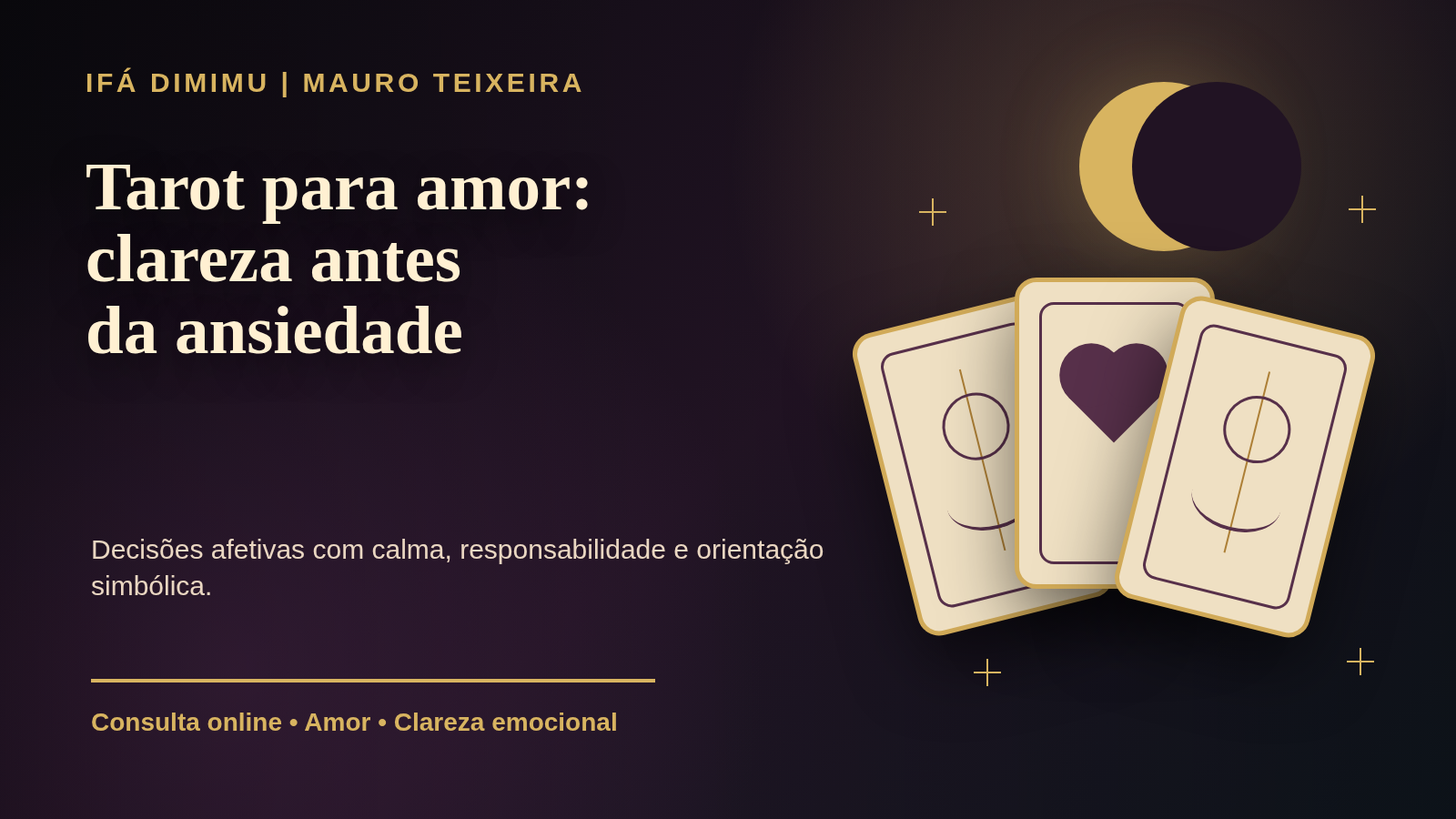 Tarot para amor: como encontrar clareza antes de agir por ansiedade