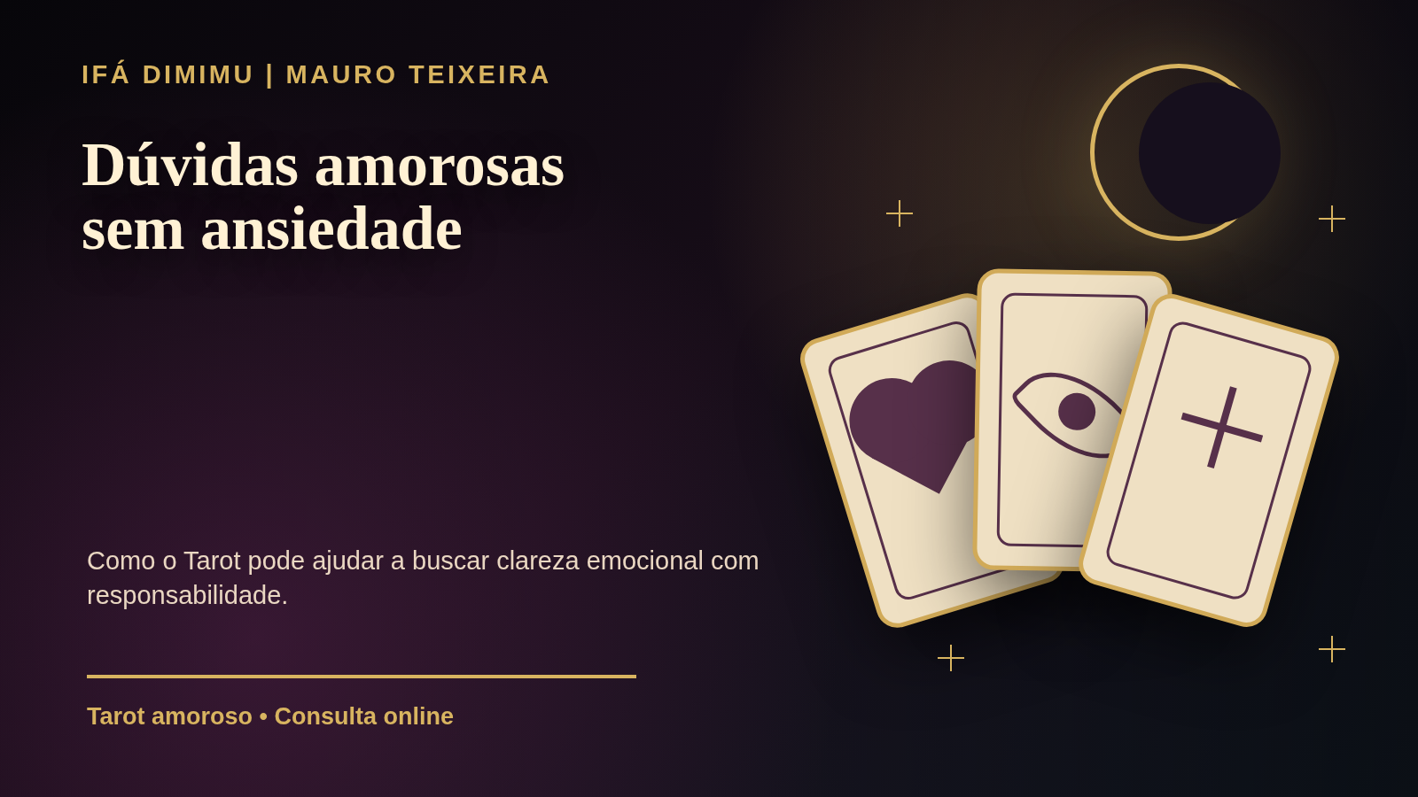 Como o Tarot pode ajudar em dúvidas amorosas sem alimentar ansiedade