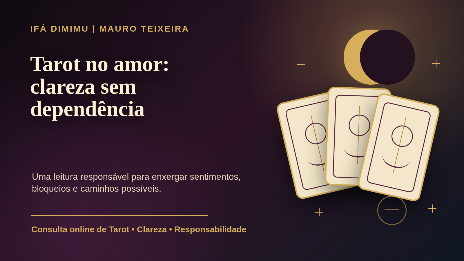 Tarot no amor: como buscar clareza sem criar dependência emocional