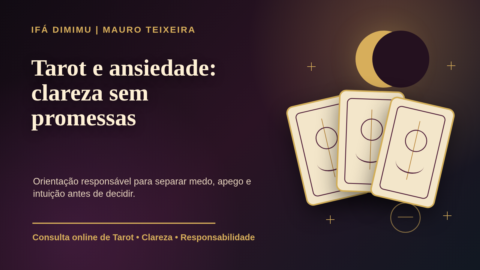 Tarot e ansiedade: como buscar clareza sem se prender a promessas